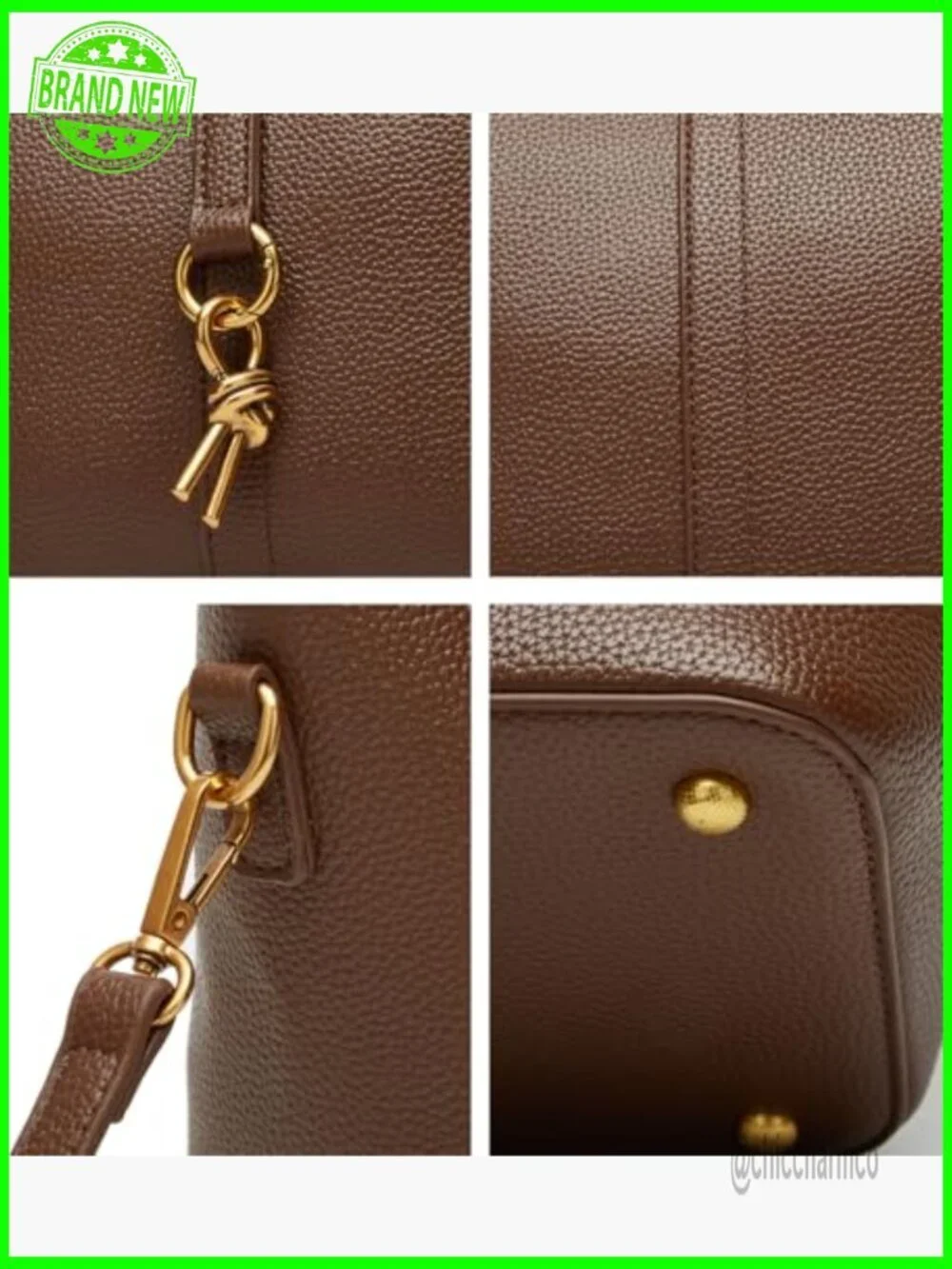 Vegan Leather Hobo Bag Crossbody Tote Shoulder Purse Casual